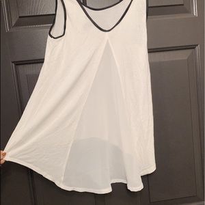 Forever 21 long sleeveless shirt